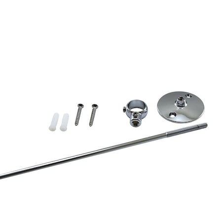 Jones Stephens Ceiling Bracket and Rod Holder with Standard Size 36in. Rod for Add-A-Shower Unit B60002